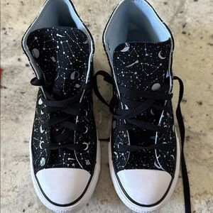 Converse Black and White High-Top Sneakers